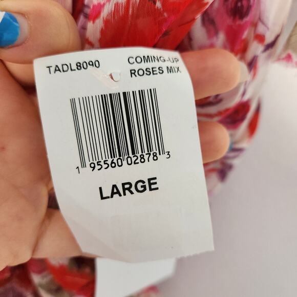 Misa Los Angeles Diana Floral Georgette Ruffle Tiered Maxi Dress L Wedding Party - Picture 4 of 10